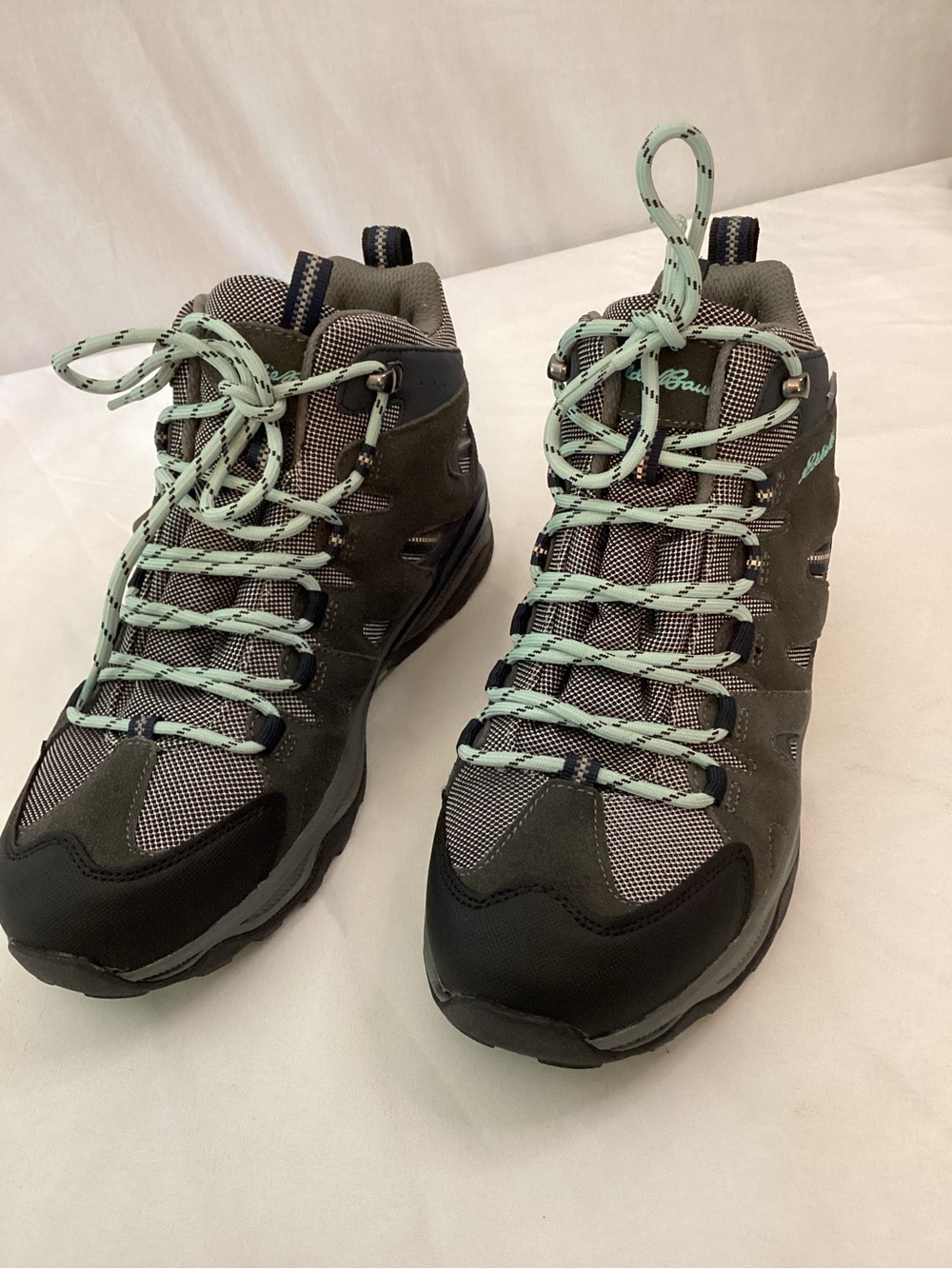 Eddie Bauer Women's Teal/Gray/Black Hiking Boots Size 7.5, NWT